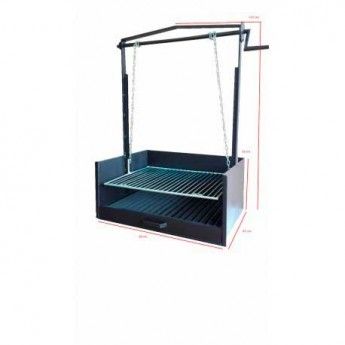 Barbacue Mod. Encimera mit Umlenkrollen 60 cm