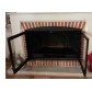 Puerta para chimenea de 2 hojas de 1195 x 940 mm con parte superior abovedada