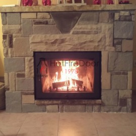 Puerta para chimenea 700x550mm
